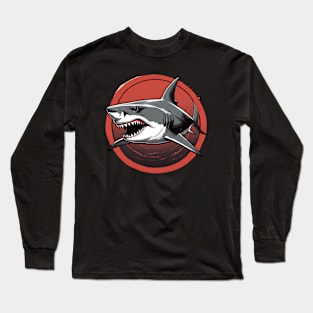 a very terrible shark Long Sleeve T-Shirt